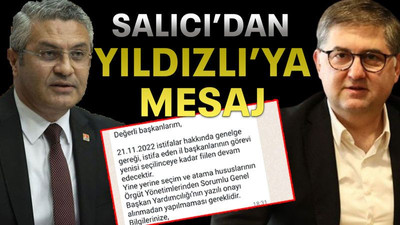 Salıcı’dan Yıldızlı’ya mesaj
